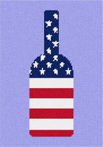 Pepita Needlepoint Canvas: Cheers to America, 7&quot; x 10&quot; - $50.00+
