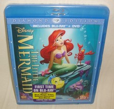 The Little Mermaid (Blu-ray/DVD, 2013, 2-Disc Set, Diamond Edition) NEW ... - $9.89