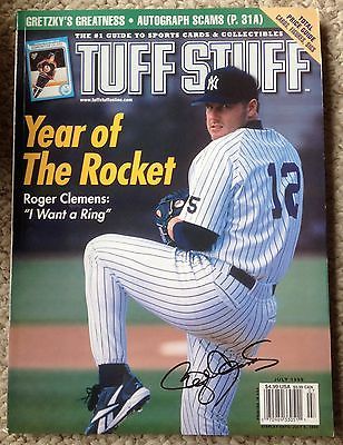 July 1999 Tuff Stuff collectors Magazine with Roger Clemens "I Want A Ring" - $6.95