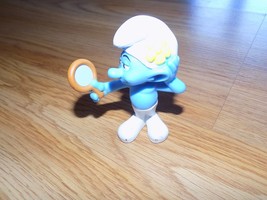 The Smurfs Vanity Smurf Doll PVC Figure from McDonalds 2011 Cake Topper EUC - £6.17 GBP