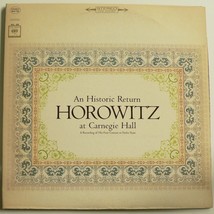 Horowitz   An Historic Return / Carnegie Hall Double Lp G/F Ex  Cbs Masterworks - £11.86 GBP