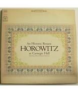HOROWITZ - AN HISTORIC RETURN / CARNEGIE HALL double LP G/F ex- CBS Mast... - £11.84 GBP