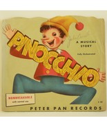 PINOCCHIO &amp; LITTLE BO PEEP - 2 x 7&quot; 78&#39;s colored vinyl. 2 x 1950 raritie... - £18.17 GBP