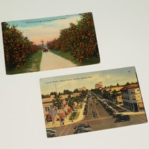 Florida X 2 Postcards   1916 &amp; 1942 Linen Color Miami Beach / Roadside Americana - £7.78 GBP