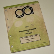 Replacement Parts For Volvo   Spare Part Numbers / Catalog Etc 1994 Vintage - £19.54 GBP