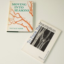Natale Safir   2  X Books  Moving Into Seasons / To Face The Inscription Signed - £27.12 GBP