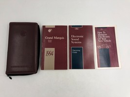 1994 Mercury Grand Marquis Owners Manual Handbook Set with Case OEM C04B35021 - £28.67 GBP