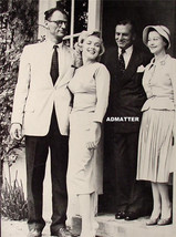 Marilyn Monroe Vintage 2 Sided Pin Up Poster Candid Photo With Arthur Miller - £3.07 GBP