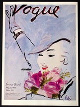 Vogue Fashion Magazine Cover Poster May 1935 Summer Travel Erickson Art Print - £15.81 GBP