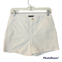 American Eagle Outfitters White Hi-Rise Shortie Shorts Size 4 - £7.15 GBP