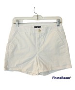 American Eagle Outfitters White Hi-Rise Shortie Shorts Size 4 - £7.17 GBP