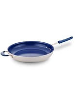 14&#39;&#39;Non-Stick Fry Pan-Durable Pan W/ Silicone Handle, Ceramic Coating - £109.97 GBP