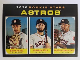 2020 Rookie Stars Astros Mlb Baseball Card Topps # 102 Abreu Toro Armenteros - £4.78 GBP