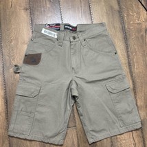 NWT Wrangler Riggs Workwear Ripstop Ranger Cargo Shorts Brown 3W360BR Si... - £17.34 GBP