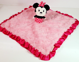 Minnie Mouse Disney Hallmark Itty Bittys Lovey Plush Security Blanket Pink 14in. - £15.51 GBP