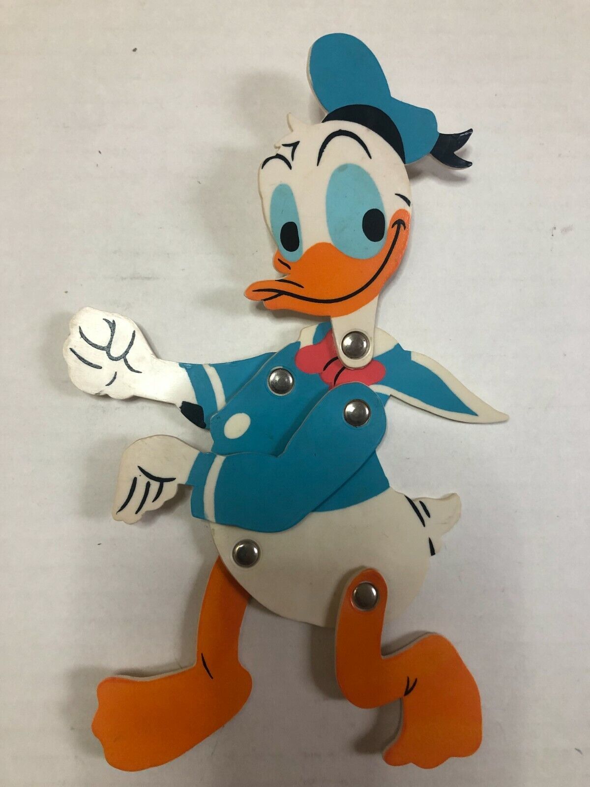 Walt Disney Products Dunham Industries No. 1501 Vintage Donald Duck Jointed - $2.77