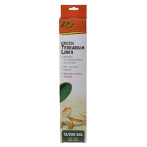 Zilla Green Terrarium Liner for Reptiles 15/20H gallon - 6 count Zilla Green Ter - £34.19 GBP