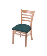 Holland Bar Stool 18 in. 3140 Series Chair Natural Finish with Graph Tid... - $348.78