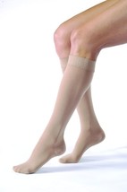 Jobst Relief Large Full Calf Silicone Band Knee High CT 20-30 mmHg Beige - £47.35 GBP