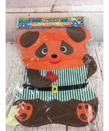 14” Vintage NOS Novelity Fancy Pyjama Pajama Bag Bear Made In Japan - $17.64 CAD
