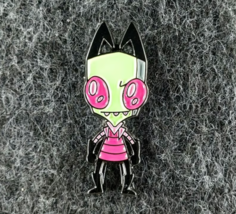 Invader Zim Enamel Pin - Nickelodeon Cartoon - Bags Lanyard Badge Backpa... - $108.33 MXN