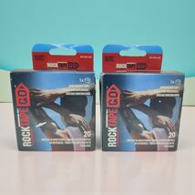 2 RockTape Go 20 Pre-Cut 10 Inch Strips Kinesiology Blue Gentle Adhesive  - $19.39