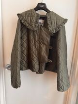 Ganni Green Collared Jacket Size 32 - $93.10
