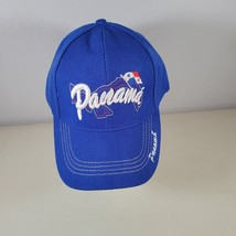 Panama Mens Hat Strapback Blue Cardboard Inside New - $14.61