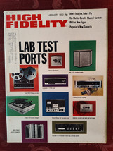 HIGH FIDELITY magazine January 1972 Lab Test Reports Daniel Barenboim - £15.53 GBP