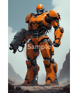 Orange Warden – Heavy-Class Desert Mech - €4,31 EUR