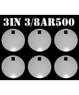 3in. AR500 Shooting Targets - 3/8in. Thk. Rifle Targets - 6pc. Steel Tar... - $75.69 CAD