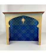 Jim Shore Nativity 2007 Stable For A King Blue Manger Creche Heartwood C... - $127.66
