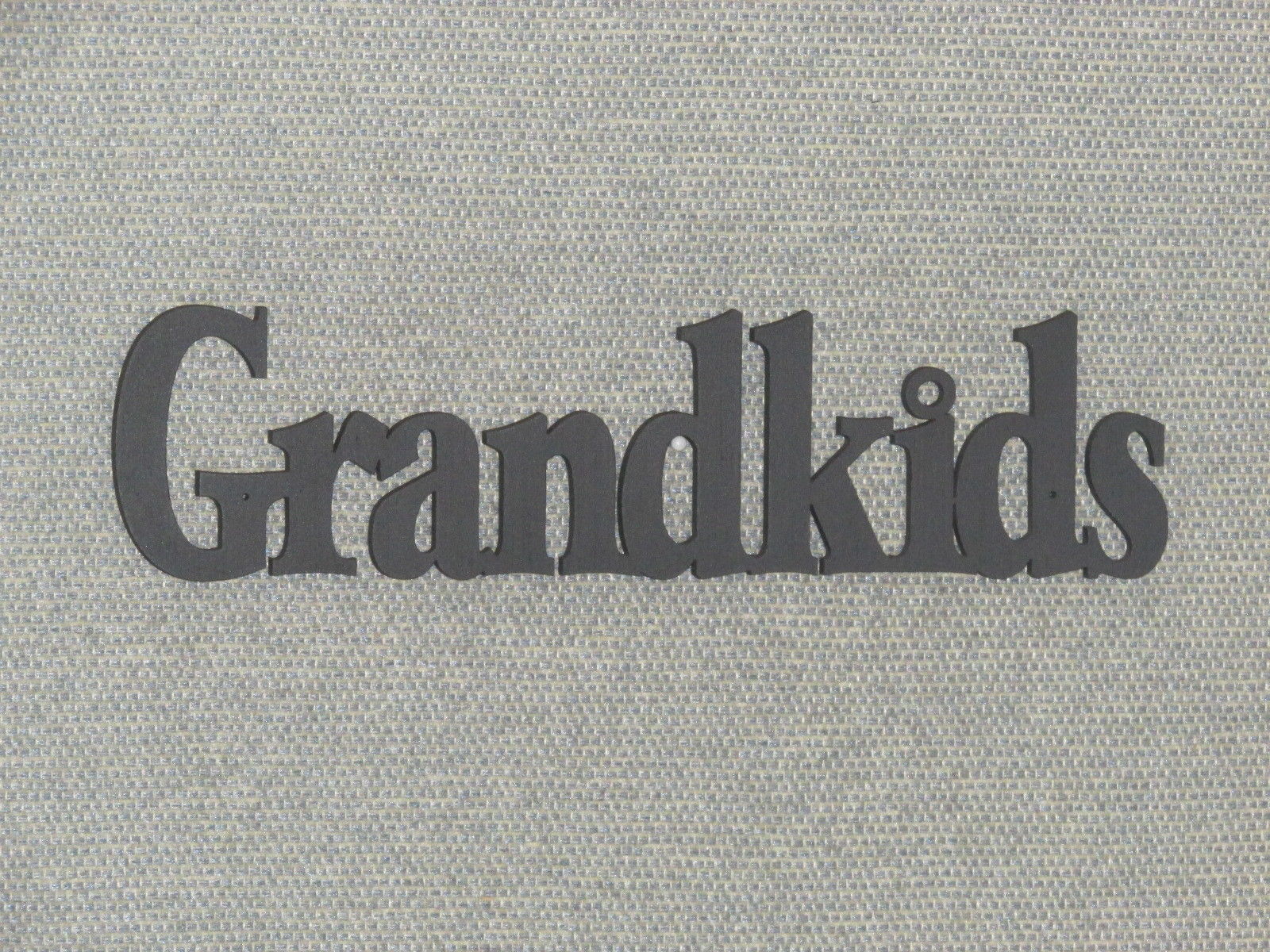 Primary image for Grandkids Laser Cut wood wall word Style 2 Grand kids