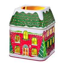 NWT Partylite Winter Village 3 Wick Jar Tin Christmas Holiday Decor Cand... - $37.62