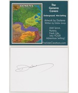 Darlene SIGNED AD&amp;D TSR D&amp;D RPG Fantasy Art Post Card ~ The Geneva Cavern - $19.79