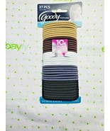 Goody Ouchless Elastics Ponytail Holders 37 Pieces Browns White Gray Bla... - €8,71 EUR