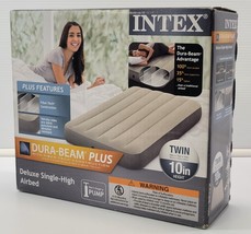 M) Intex Dura-Beam Plus Deluxe Twin Single High Airbed Air Mattress Bed - $278.02 MXN