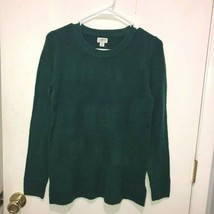 NWT J Crew Crewneck Sweater in Extra-Soft Yarn SZ XS Green Style BB083 - $13.54 CAD