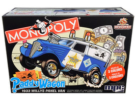 Skill 2 Snap Model Kit 1933 Willys Panel Paddy Wagon Police Van Monopoly 85th An - £40.34 GBP