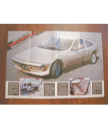 Pubblicità Auto Talbot Matra Murena anni &#39;80 due fogli - €7,73 EUR