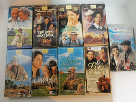 Vintage Lot of 9 OOP Hallmark Hall of Fame Family Love Movies VHS Video Tapes - £38.89 GBP