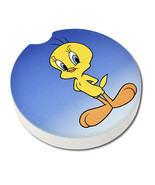 Looney Tunes Tweety Bird Character Absorbent Car Coasters Multi-Color - £11.79 GBP