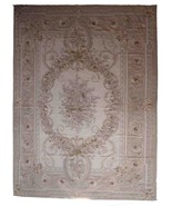 Alfombra anejo Francés Aubusson hecho a mano 267cm x 373cm 1970s - 1C884 - $22,171.75 CAD