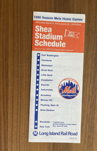 Shea Stadium Schedule 1990 Season Mets Home Games Long Island Rail Road ... - £7.85 GBP