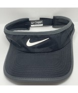 Nike Golf Sun Visor Hat Unisex Black With Logo One Size Fits Most - $15.99