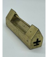 Chinese Vintage Antique Old Style Brass Hardware Padlock Lock - £10.99 GBP