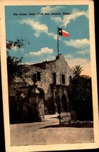 The Alamo Built 1718 San Antonio Texas TX White Border Postcard BK64 - £5.43 GBP
