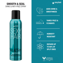 Sexy Hair Healthy SexyHair Smooth & Seal Shine and Anti-Frizz Spray, 6 Oz. image 2