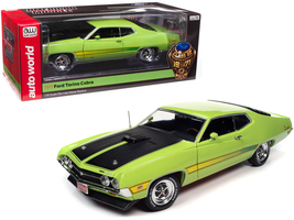 1971 Ford Torino Cobra Grabber Lime Green with Matt Black Hood and Stripes &quot;Clas - £90.23 GBP