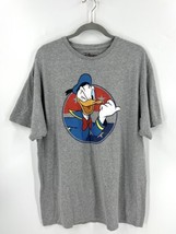 Disney Donald Duck T Shirt Mens Size XL Gray Blue Red Graphic Tee Short ... - $24.75